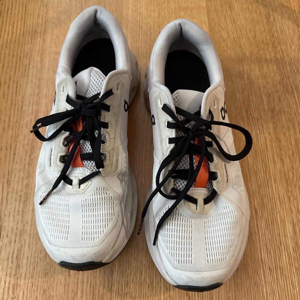 On Running White and Black Sneakers